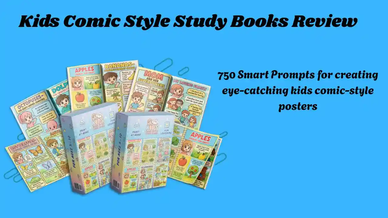 Kids Comic Style Study Books Review