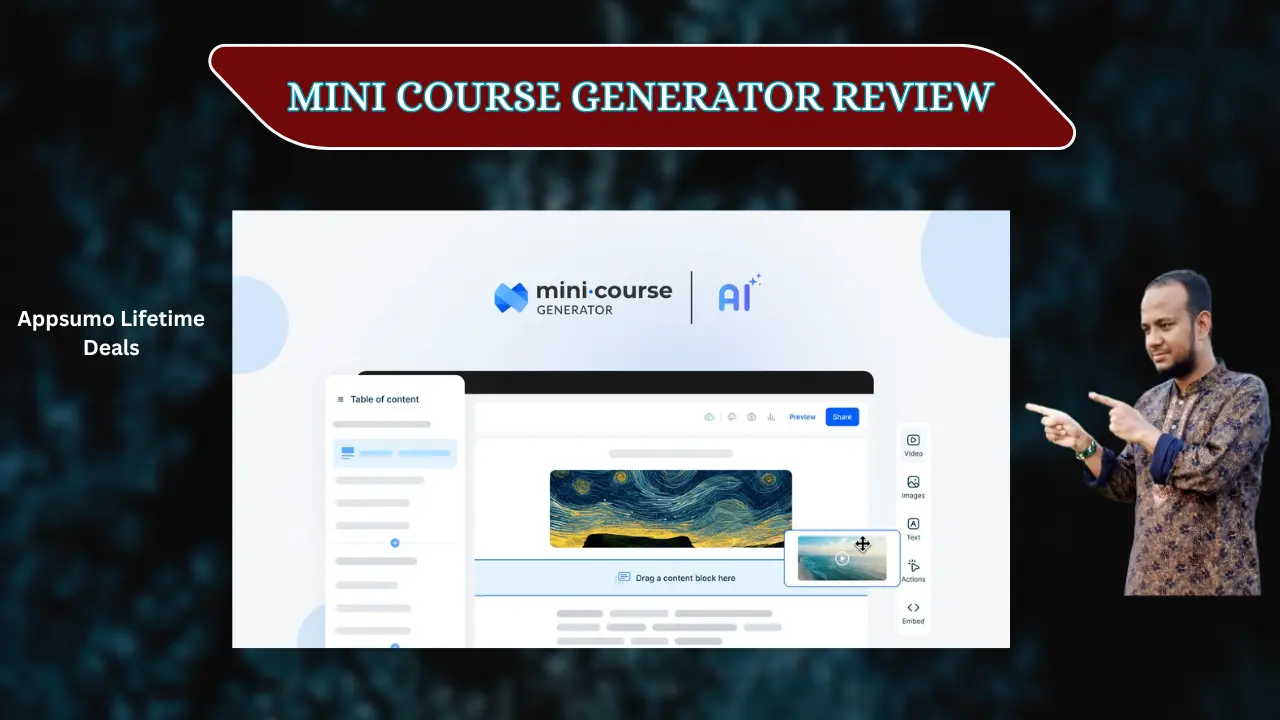 Mini Course Generator Review